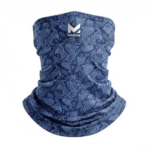 Image of MISSION Multi-Use Neck Gaiter Face Mask for Ski & Outdoors, UPF 50, Breathable Lightweight Fabric