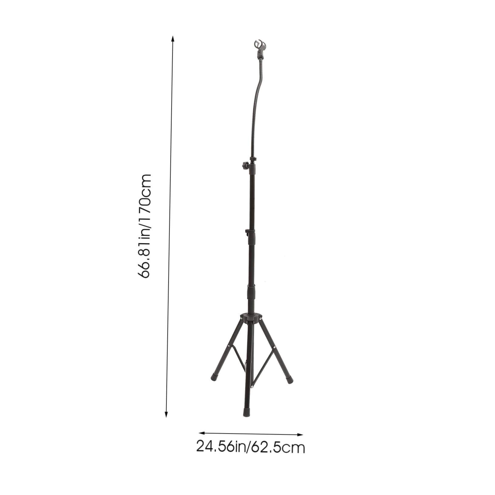 Toyvian Stojak na mikrofon, stojak na fortepian, statyw do mikrofonu, akcesoria do mikrofonu, uchwyt na mikrofon, uchwyt na mikrofon, stojak na mikrofon, stojak na mikrofon, stojak na mikrofon, czarny