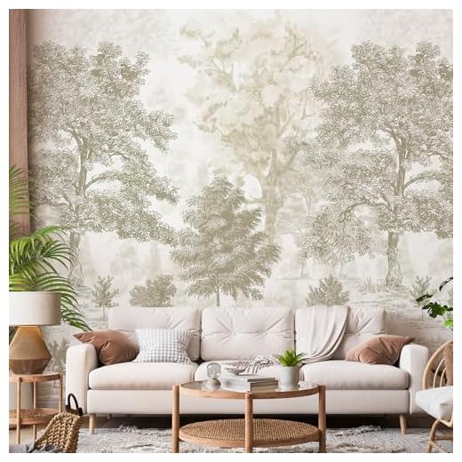 Best garden full hd wallpaper Peel and Stick Vintage Forest Wallpaper