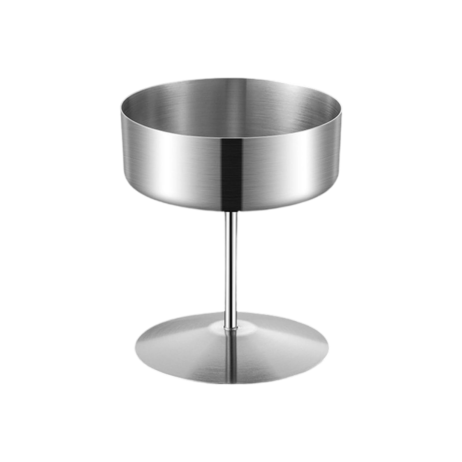 Nucelit Multipurpose Footed Stainless Steel Dessert Bowl Ice Cream Puddings Serving Cup for Restaurants and Family Gatherings Dishwasher Safe Puddings Cup