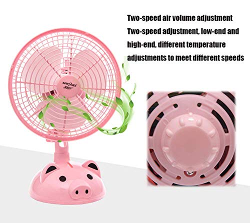 Mini ventilateur oscillant portable USB à basse consommation pour ordinateur - 5