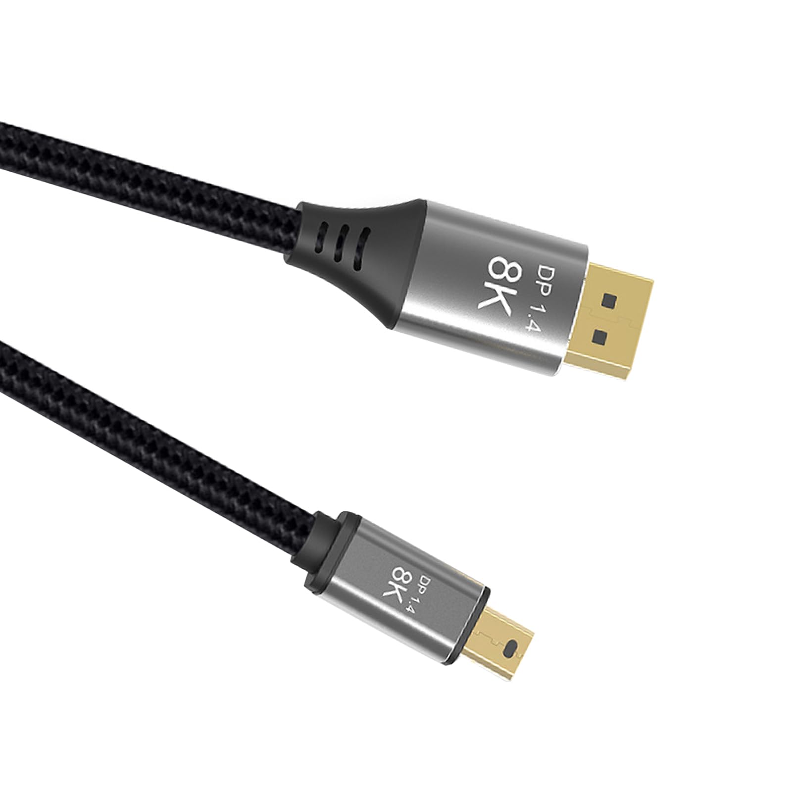 TECKEEN Mini DisplayPort to DisplayPort 1.4 Cable, 8K@60Hz, 4K@144Hz, Super UHD mDP to DP 1.4 Cord Monitor/Video Cable