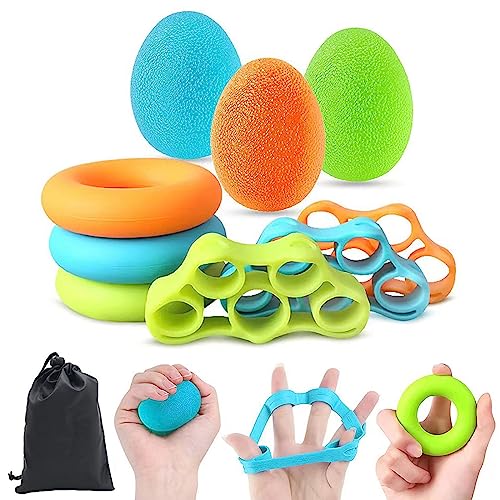 Tigayhc Hand Grip Strengthener Set 9Pcs