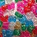 Butterfly Beads Glitter Sparkle Large Hole Pony Beads Multi Mix Made in USA