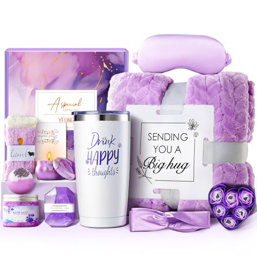 YFONG 12-Piece Purple Relaxing Spa Gift Set