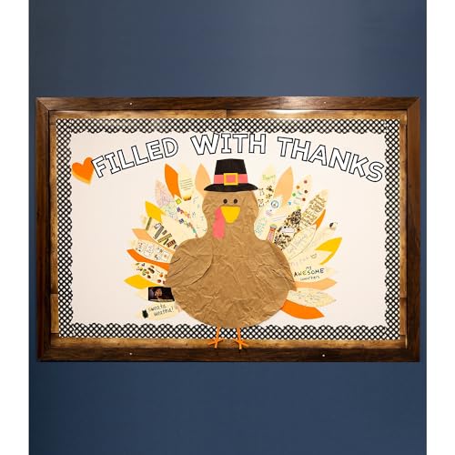 Image of Carson Dellosa Education 219-Piece White with Black Trim Cutout Letters, 4 inch Upper and Lowercase Alphabet, Numbers, Punctuation, and Symbols for Bulletin Board, Posterboard, Party, and Classroom Decor