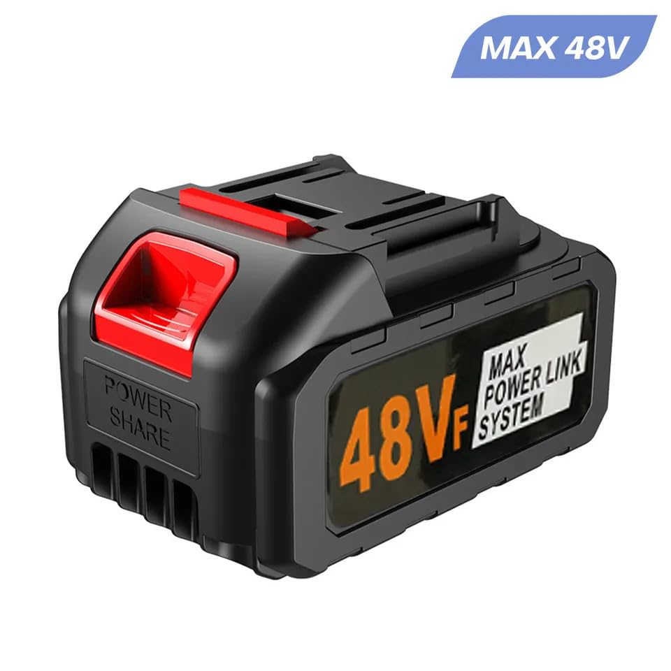 Image of 48V MAX Li-Ion Battery New Cordless Compact Power Tool Batteries All Cordless Power Tools Like Cordless Car Washer, Cordless Drill Machine (48V Max Power Link System)