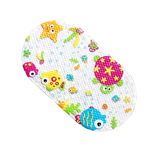 Tapis de bain en PVC antidérapant Top-Spring pour enfants, Plastique, multicolore, Ocean