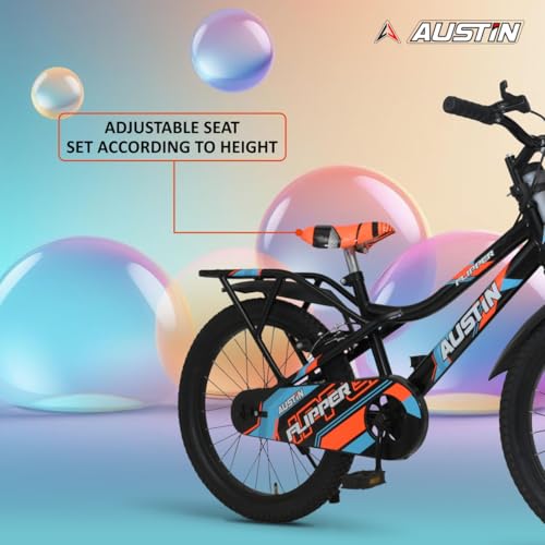 Image of Austin Flipper IBC Rigid Fork for Kids-Single-Speed Design Lightweight for Smooth Rides 20 T (inch) Road Cycle Black Orange