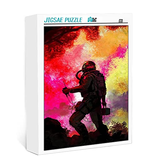 Rompecabezas para adultos de 1000 piezas galaxyastronaut juego de mesa de 75x50cm