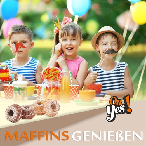 Ou Yes! 12 Stk. x 51 g – Mix Muffins 2 Sorten - Vanille und Kakao - Individuell verpackt - Packungen zum Direktverzehr - Nettogewicht 612 g – Bild 5