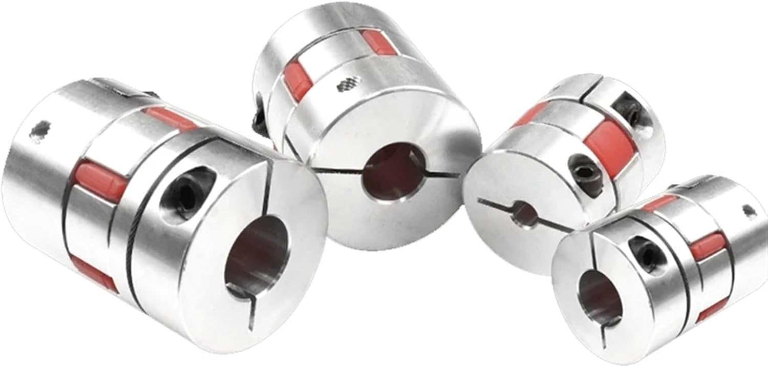 1/2/4pcs Motor Jaw Shaft Coupler Flexible Spider Plum Coupling D14 L22 4mm 5mm 6mm 7mm 8mm Elastic Coupling(2PCS Coupler D14L22,5X7)