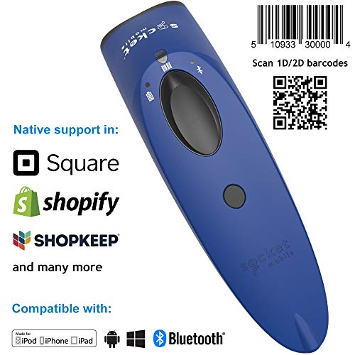 Lecteur de code barres LED bleu SocketScan S740 technologie imager 1D 2D