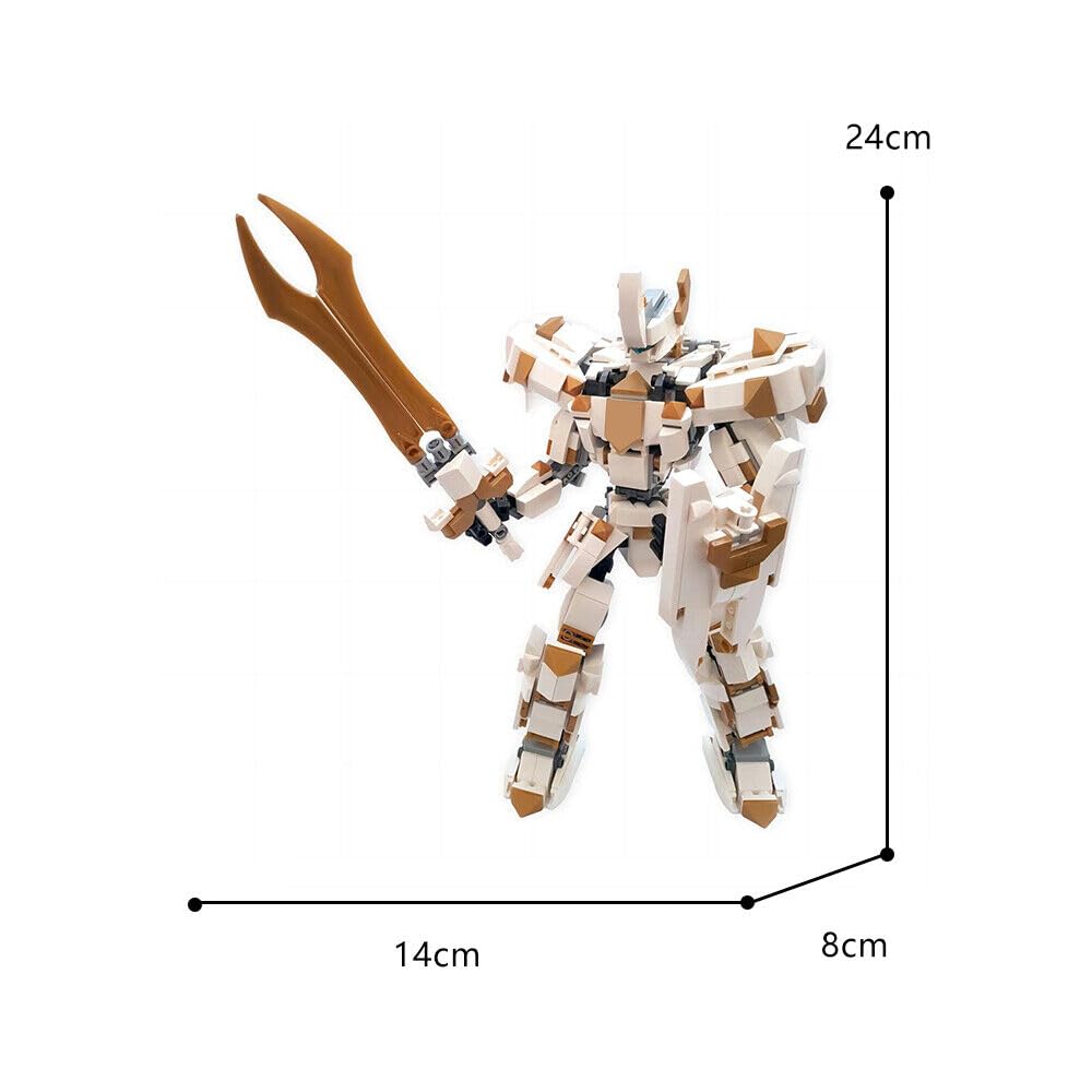 ZITIANYOUBUILD Mk2 Mech Robot Model with Sword and Shield 616