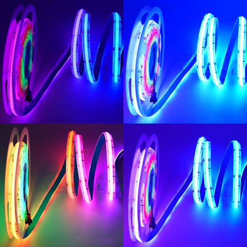 Tira LED RGB IC Smart COB direccionable 24V 720 LEDs/m miniatura 1
