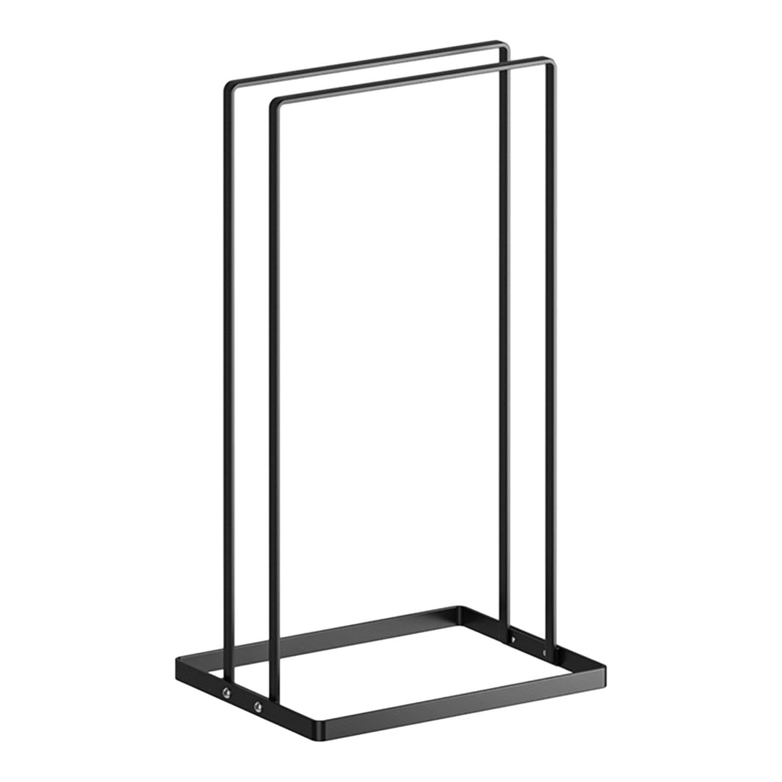 PIXZCSA Hanger Organizer Stacker Offers Closet Laundry Room Solutions Hanger Holder Ensures Durable Organization Closet Laundry Room Stacker Wire Hangers, Black, 30cm H
