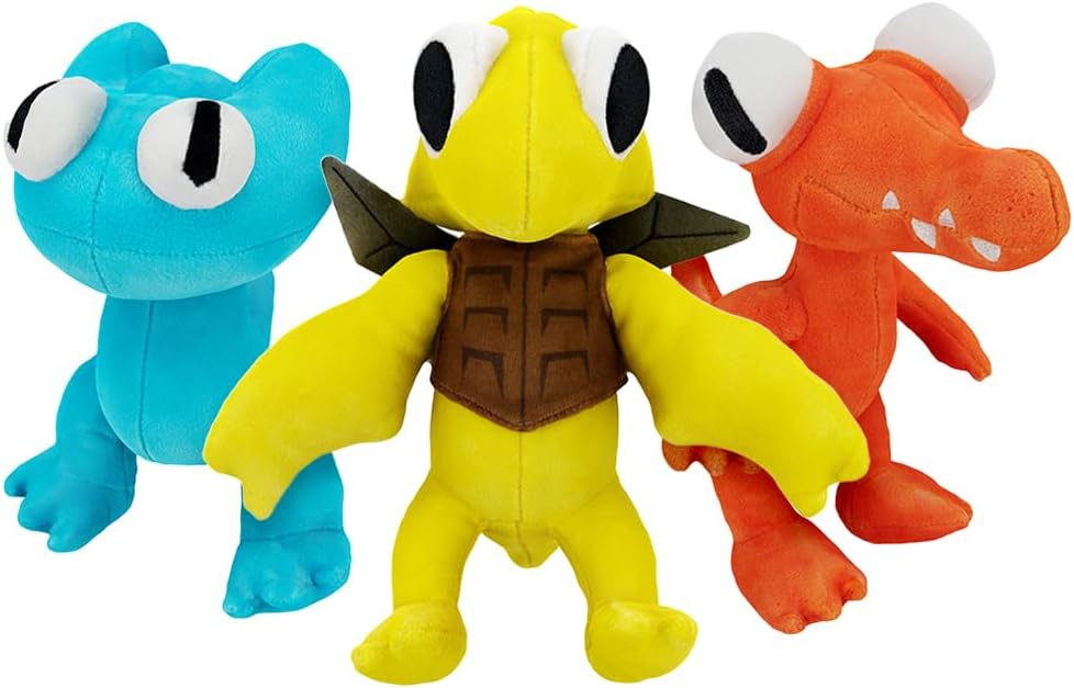 Collectible Plush Complete Set (Three 8" Plushies, Series 2)