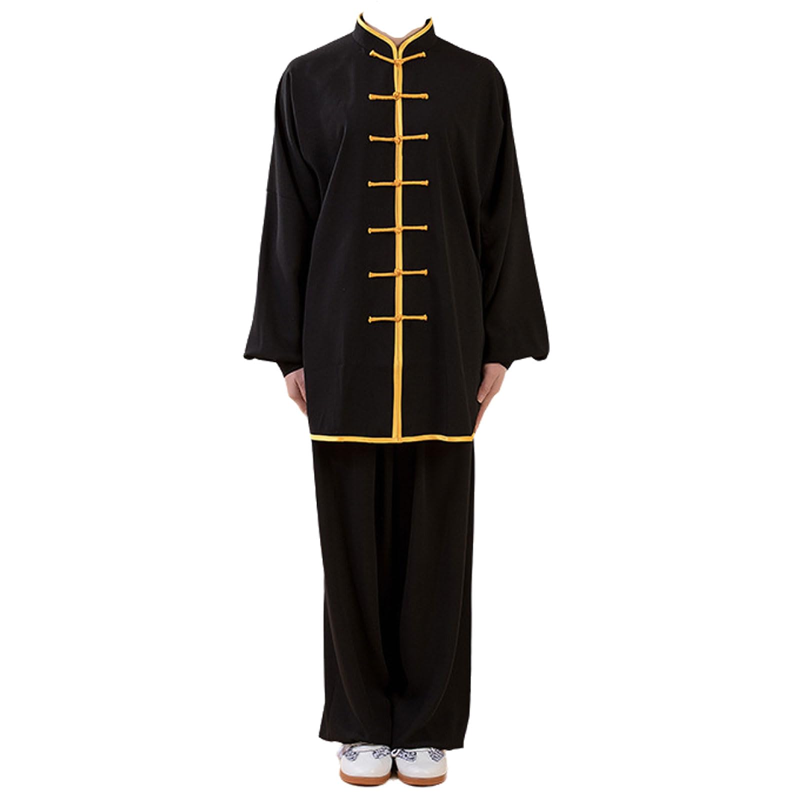 Tai Chi Anzug Damen,Unisex Kung Fu und Tai Chi Uniform,Leichte Kostüme für Kung-Fu-Morgenübungen,Kampfkunst Anzug,Locker Und Bequem,für Meditation,Kampfsport,Wing Chun-Bekleidung