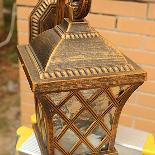 Lumière murale extérieure LED étanche style lanterne continental pour balcon