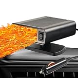 Car Heater - Portable Car Heaters for Vehicle, 12V Car Heater That Plugs Into Cigarette Lighte, 2 in 1 Heating & Cooling Fast Windshield Defrost Defogger