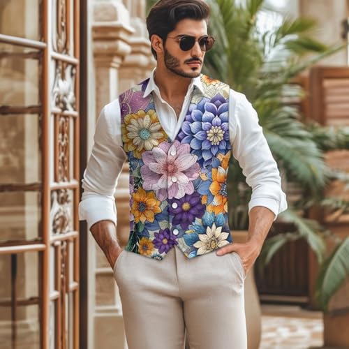 Men's Herringbone Suit Vests Wedding Business Dress Waistcoat Vest with Buttons2