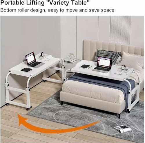 Table de chevet mobile grand format pour vos soirées cinéma et lectures - 6