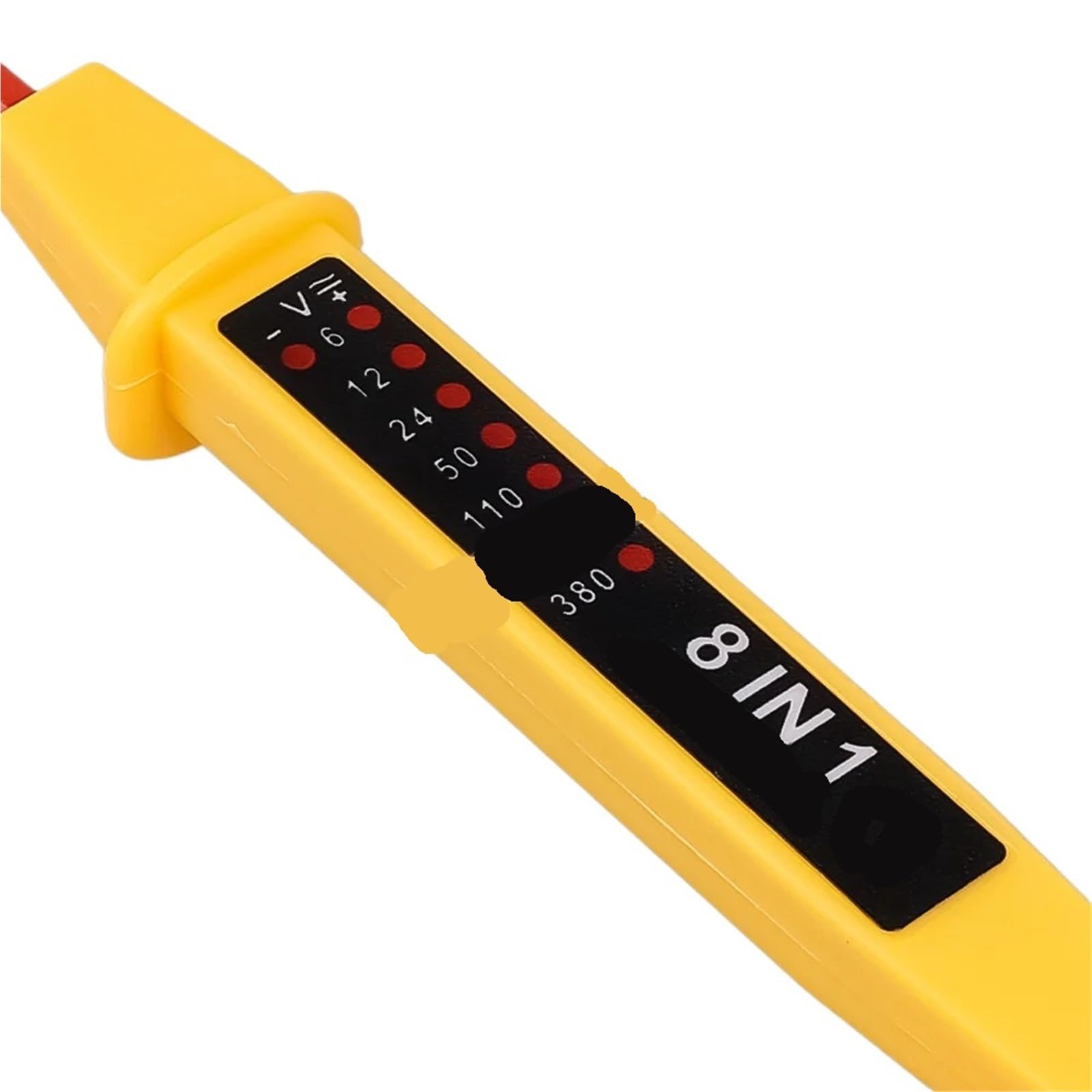 Comprobador de voltaje, 2 Comprobadores De Voltaje 8 En 1 For Automóviles, Con Luces LED Y Sensores For Electricistas,Herramienta eléctrica automotriz