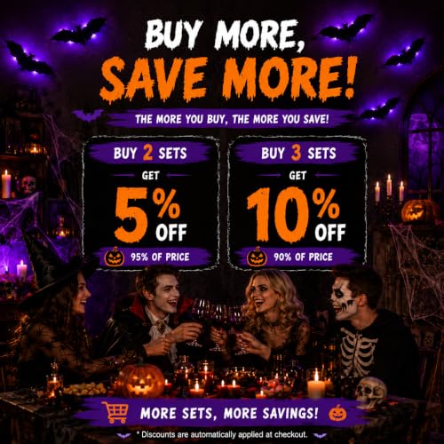 Halloween Bats Wall Decor- 12 Pack 3D Glowing Bat Stickers, Horror Decor with Flickering Bats Stickers for Window, Bedroom, Fireplace Mantel, Haunted House Prop, Removable & Damage-Free Wall Clings - image 7