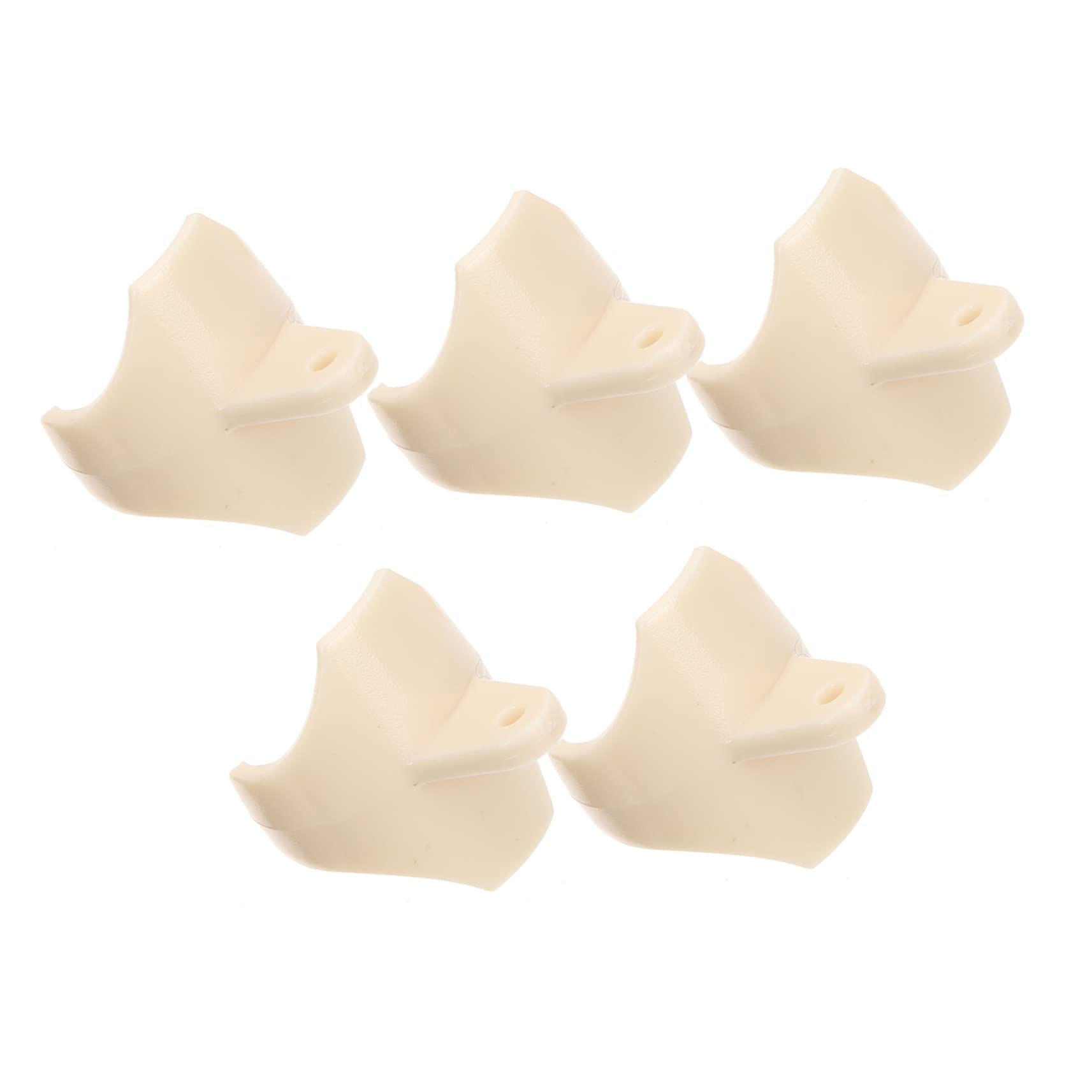 Toddmomy 5pcs Clarinet Plastic Thumb Mat for Clarinet Flute Finger Rest Instrument Pad Cover Thumb Stabilizer