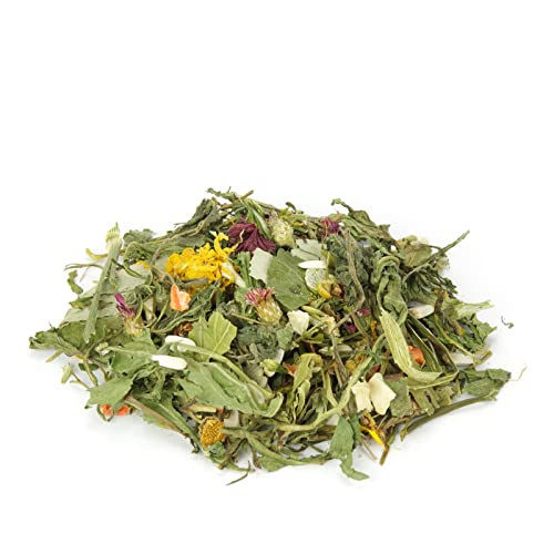 Mr. Crumble Frühlingshauch Struktur-Futter mit Kräutern und Gemüse für Kaninchen Meerschweinchen und andere Nager 1 kg