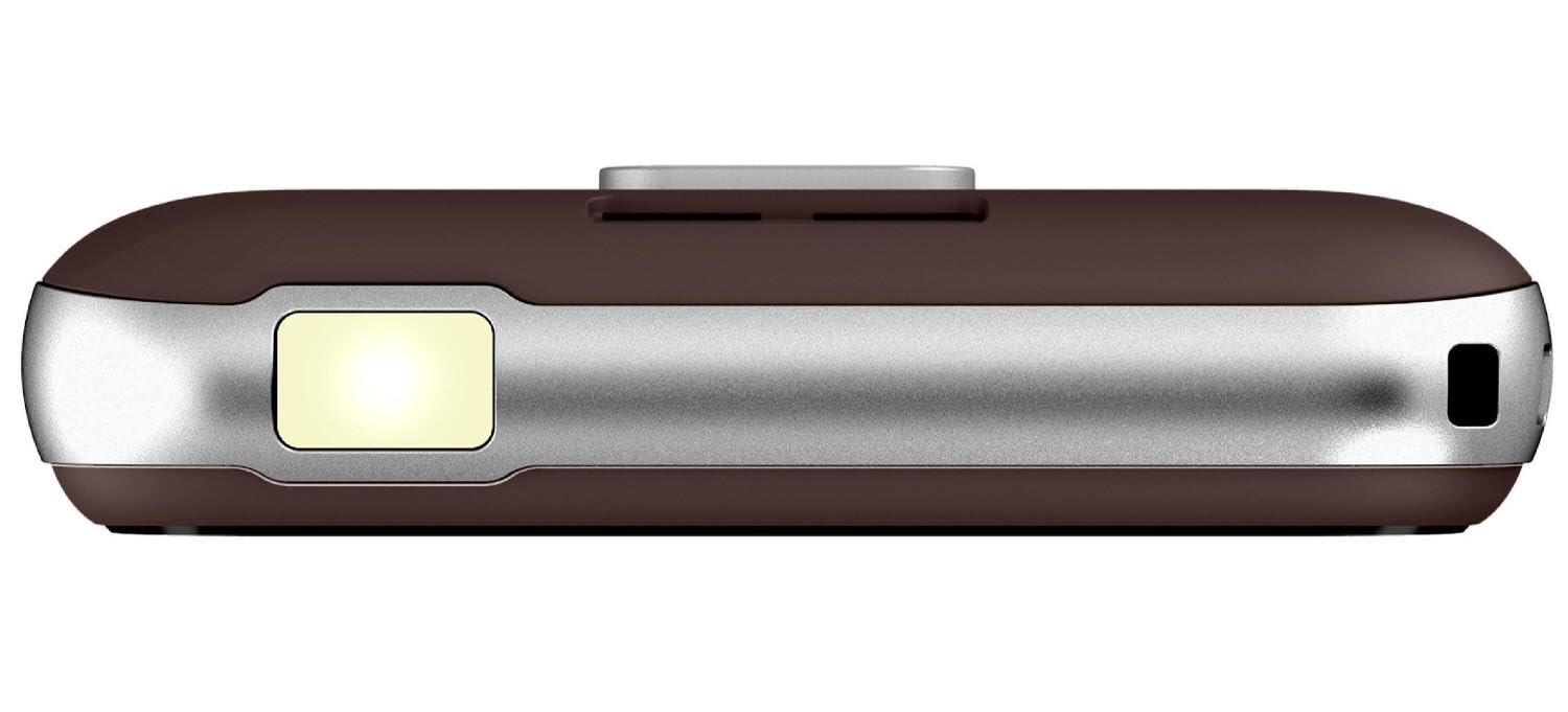 myPhone Bueno LTE telefon dla seniora ze stacją ładującą, 2,8 calowy wyświetlacz, przyciski szybkiego wybierania, przyciskiem SOS, 4G – Praline Collection