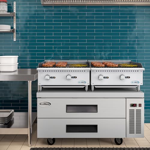 Koolmore KM-GCB2-24M 24 Inch Commercial 2-Burner Natural Gas Charbroiler thumb #4