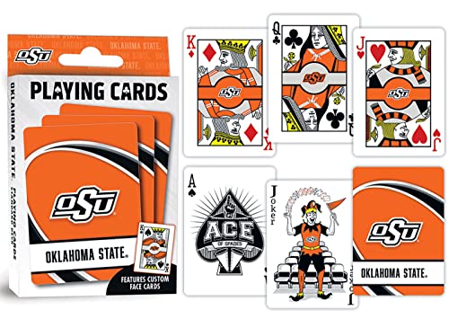 Image of Masterpieces NCAA Sports Playing Cards - Oklahoma State Cowboys Official Poker Deck