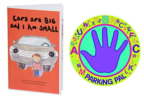Magnet + Children's Safety Book Combo – Toddler Parking Lot Safety Set – Teaches Kids to Wait Safely by the Car – Made in USA – Great for Autism, Preschool &amp; Daycare – Alphabet