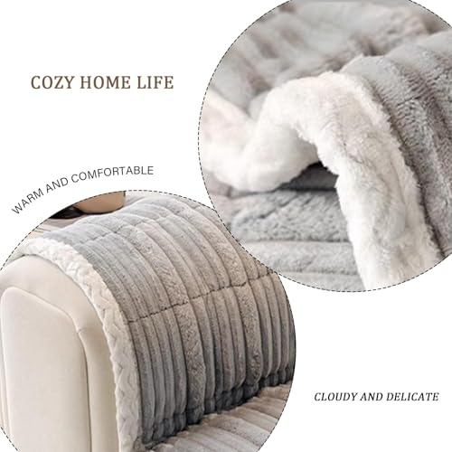 Housse de canapé d'angle polaire douce pour des soirées cocooning