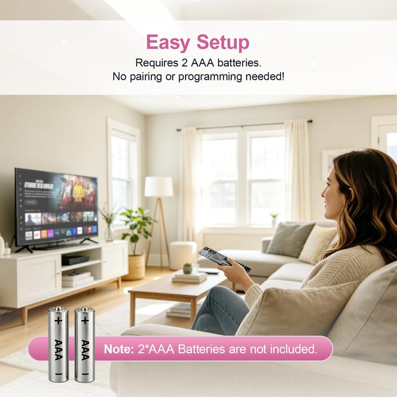 Image of Universal XRT122 Remote for All VIZIO 4K /UHD /HD /HDR /LED /LCD SmartCast Smart TVs, for VIZIO D-Series, E-Series, No Need to Program