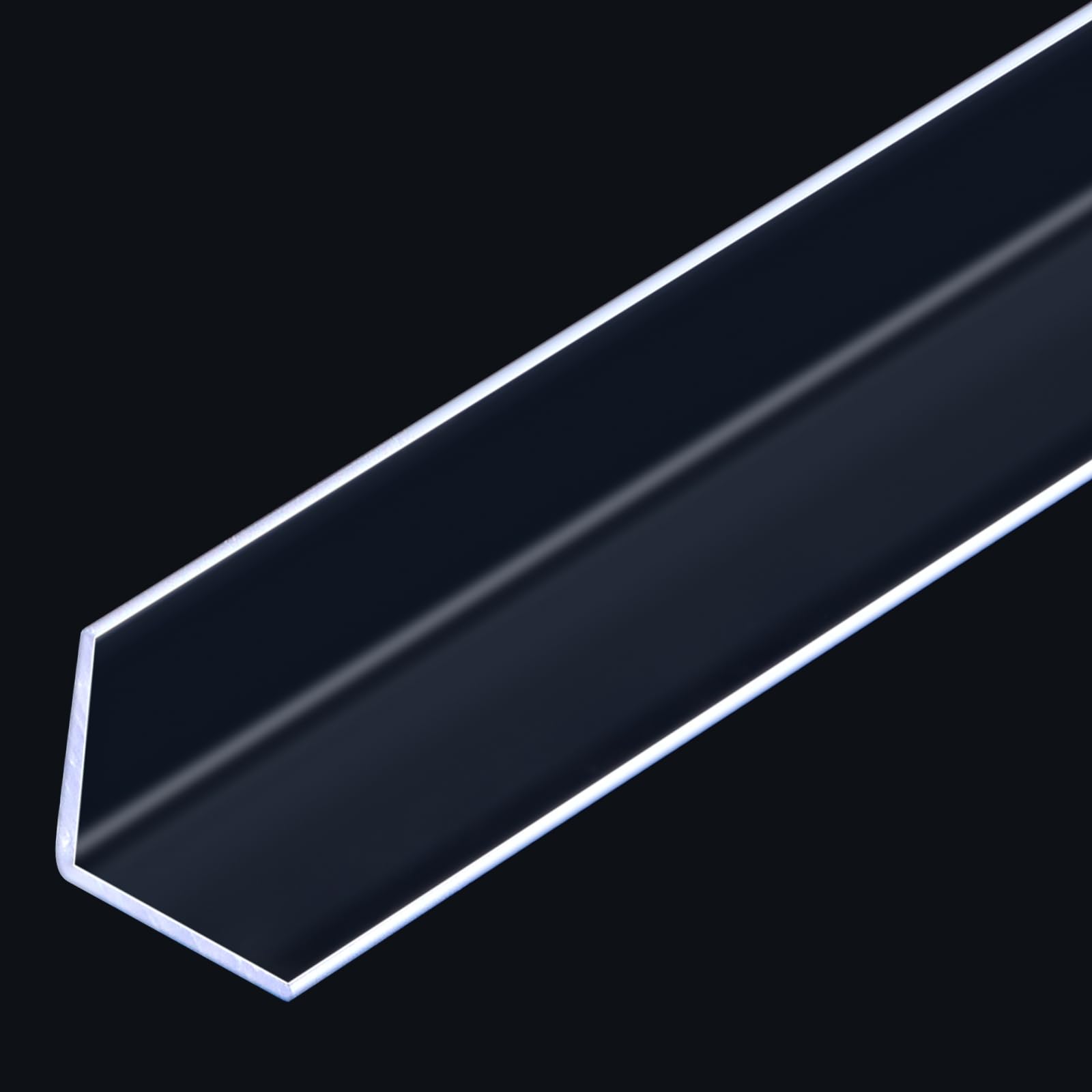 Sasylvia 1 Pcs Wall Corner Guard, 3/4 X 36 Inches, Clear, Vinyl