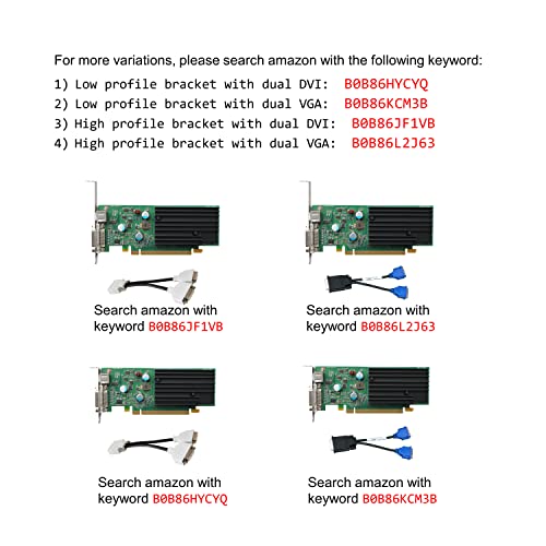 Dell Geforce 9300 Ge 256 Mb Graphic Card With Dms-59 Port #TOP1
