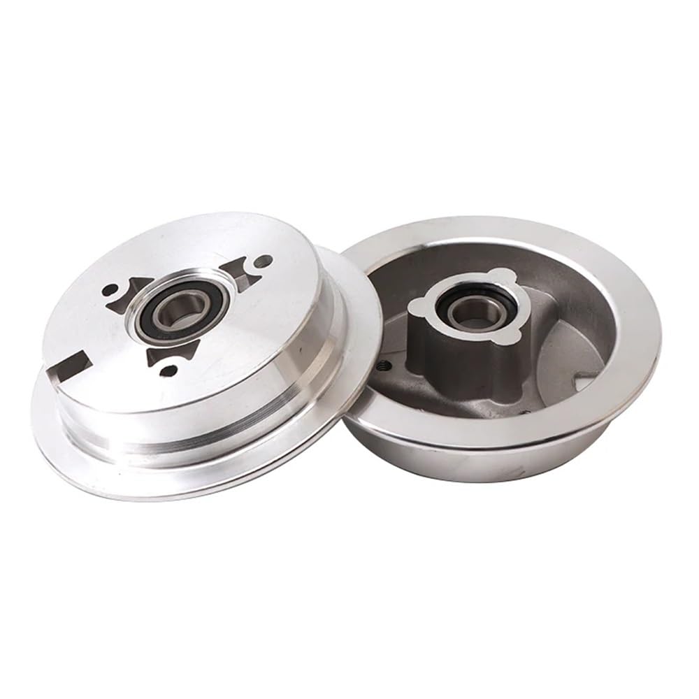 4-calowe aluminiowe piasty koła dzielone felgi pasują do skutera elektrycznego na gaz MiN motocykl ATV 4.10/3.50-4 4.00-4 3.00-4 2.80/2.50-4 "opona(M12)