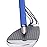 Bulex Golf Club Groove Sharpener, Re-Grooving Tool and Cleaner for Wedges & Irons - Generate Optimal Backspin - Suitable for U & V-Grooves, Blue