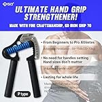 GD IRON GRIP 70 Hand Grip Strengthener (Adjustable hand grip) Wrist and Forearm Strength Trainer Hand Strengthner - Image 2