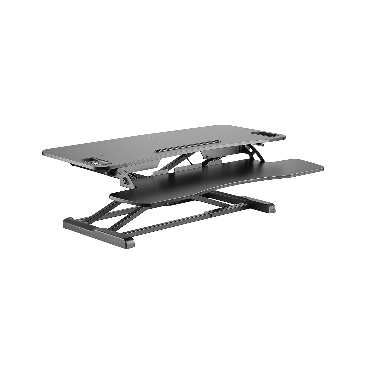 Amer EZriser36 Height Adjustable sit/Stand Desk Computer Riser, Dual Monitor Capable, 37.5