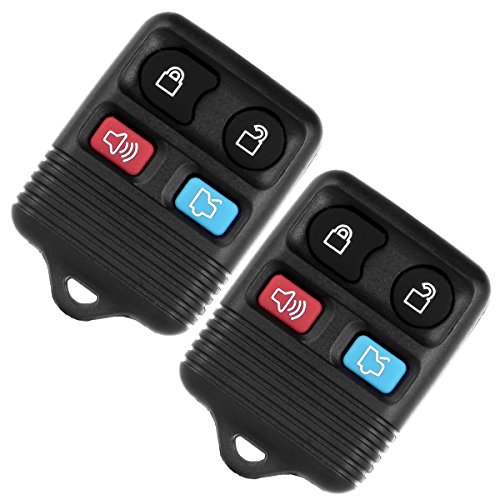 KEYALL 2 Pack 4 Buttons Remote Control Car Key Fob 2006-2011 Fit for Ford Crown Victoria 4.6L,2007-2015 Fit for Ford Edge 3.5L CWTWB1U311,CWTWB1U322,CWTWB1U345,CWTWB1U331