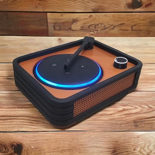 Suporte Alexa Echo Dot 3 Toca Discos Retrô - Presente,