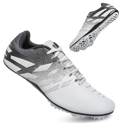 Men Women Kids Track and Field Shoes Professional 8 Spikes Running Racing Sneakers Breathable Lightweight Sprinting Shoes