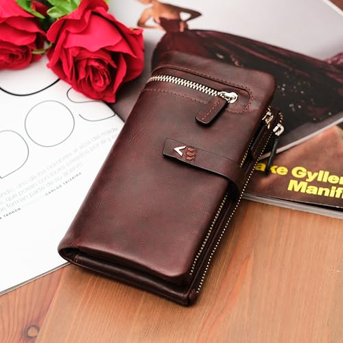 Image of Wallet for Women - Genuine Leather RFID Purses for Women