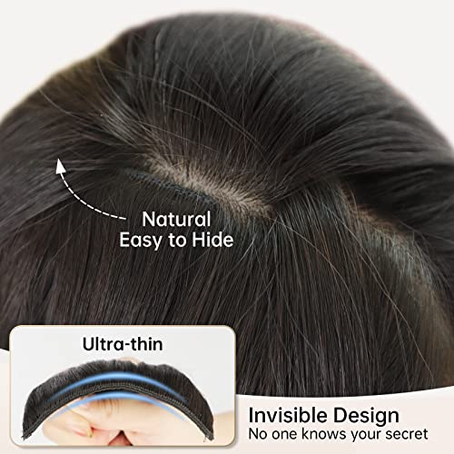 Kookastyle Clip In Synthetic Hair Extensions Long Wavy 4Pcs Thick Hairpieces Black Fiber Double Weft Natural Hair Extensions 24 Inch For Women thumb #3