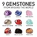 NATIONAL GEOGRAPHIC Professional Rock Tumbler Kit- Advanced features include Shutoff Timer and Speed Control - 2lb Barrel, 1lb Gemstones, 4 Polishing Grits, Jewelry Fastenings and Learning Guide