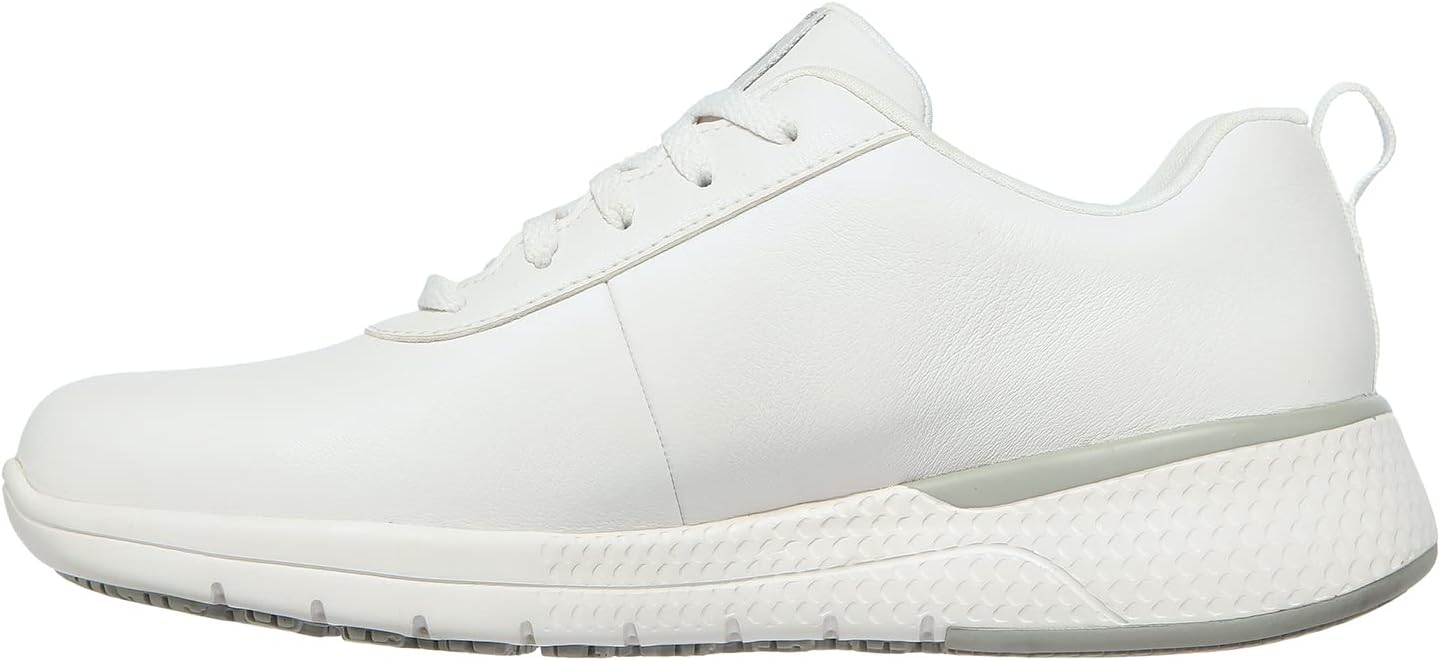 Skechers Women's Sneaker Health Care Professional Shoe, White, 8