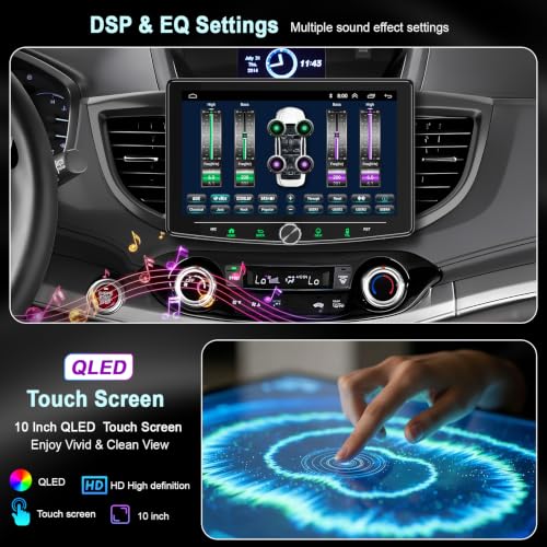Image of Android 15 + 128GB Car Radio Stereo for Honda CRV 2012-2016